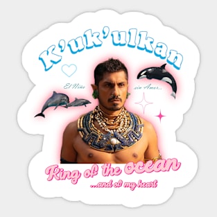 King of My Heart Sticker